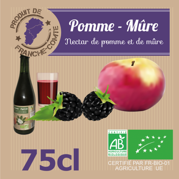 NECTAR POMME-MÛRE  Bouteille Verre 75cl