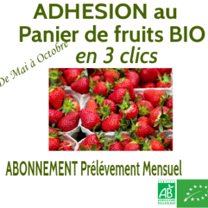 PANIER DE FRUITS Prélèvement Mensuel